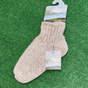 NWT Aran Wool Knit Socks